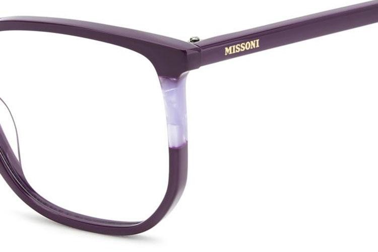 Okulary korekcyjne Missoni MIS0202 B3V Prostokątne Fioletowe