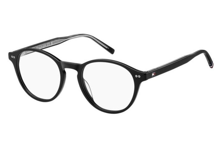 Okulary korekcyjne Tommy Hilfiger TH2129 807 Okrągłe Czarne