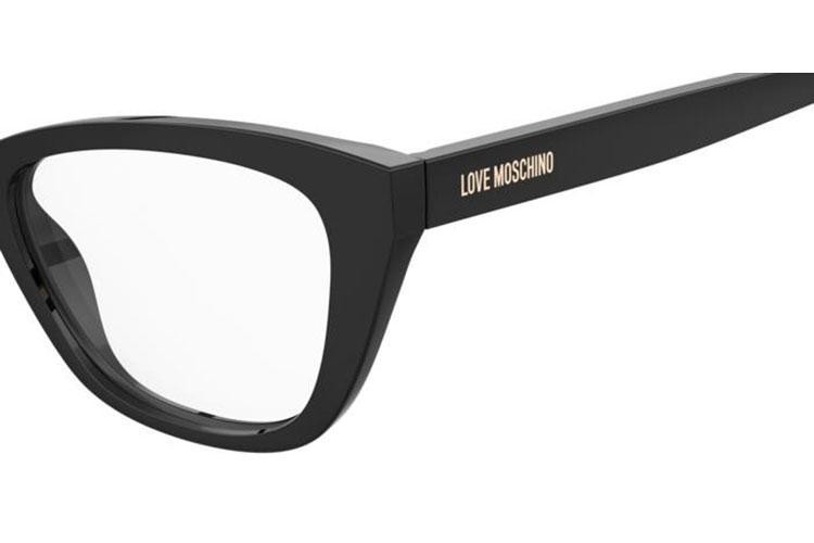 Okulary korekcyjne Love Moschino MOL636 807 Kocie oczy Czarne