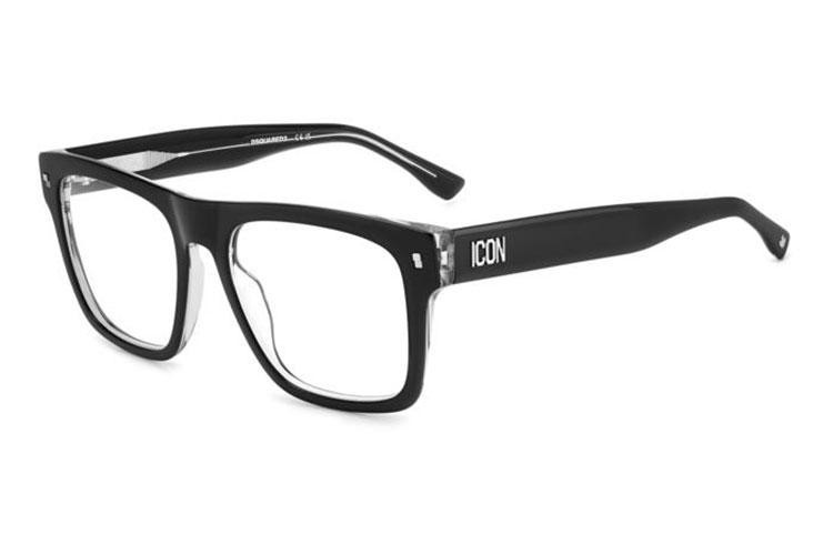 Okulary korekcyjne Dsquared2 ICON0018 7C5 Flat Top Czarne