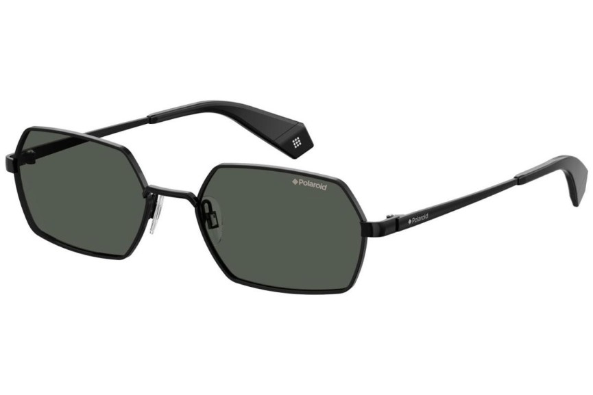 Okulary przeciwsłoneczne Polaroid PLD6068/S 807/M9 Polarized Owalne Czarne