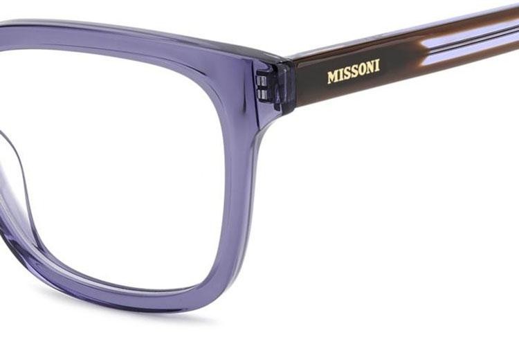 Okulary korekcyjne Missoni MIS0209 B3V Prostokątne Fioletowe