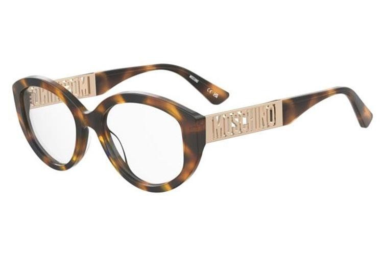 Okulary korekcyjne Moschino MOS640 086 Owalne Havana