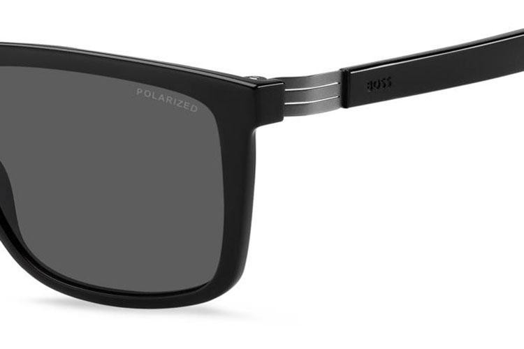 Okulary przeciwsłoneczne BOSS BOSS1699/S 807/M9 Polarized Prostokątne Czarne