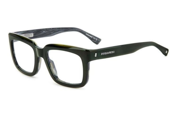 Okulary korekcyjne Dsquared2 D20144 6AK Prostokątne Zielone