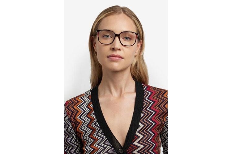 Okulary korekcyjne Missoni MIS0202 086 Prostokątne Havana