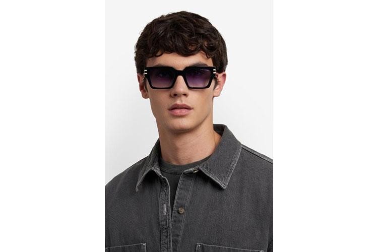 Okulary przeciwsłoneczne Marc Jacobs MARC787/S 2M2/08 Prostokątne Czarne