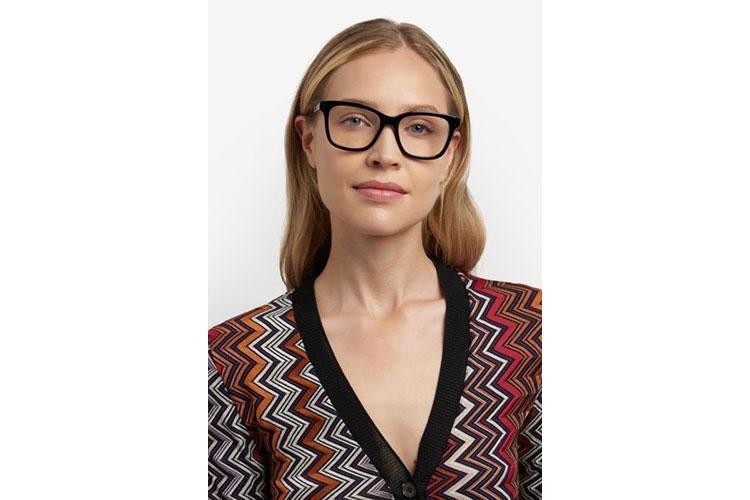 Okulary korekcyjne Missoni MIS0209 807 Prostokątne Czarne