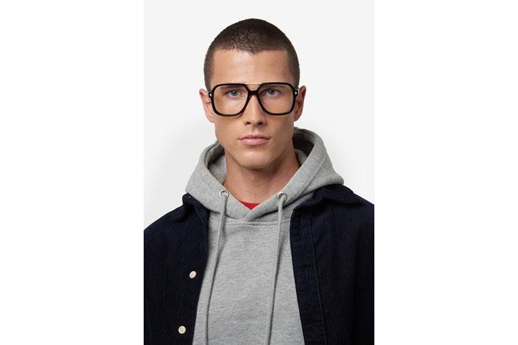 Okulary korekcyjne Dsquared2 D20145 807 Prostokątne Czarne