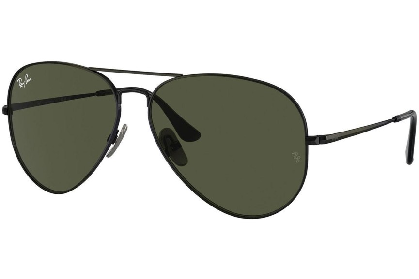 Okulary przeciwsłoneczne Ray-Ban RB8089 926731 Pilotki (Aviator) Czarne