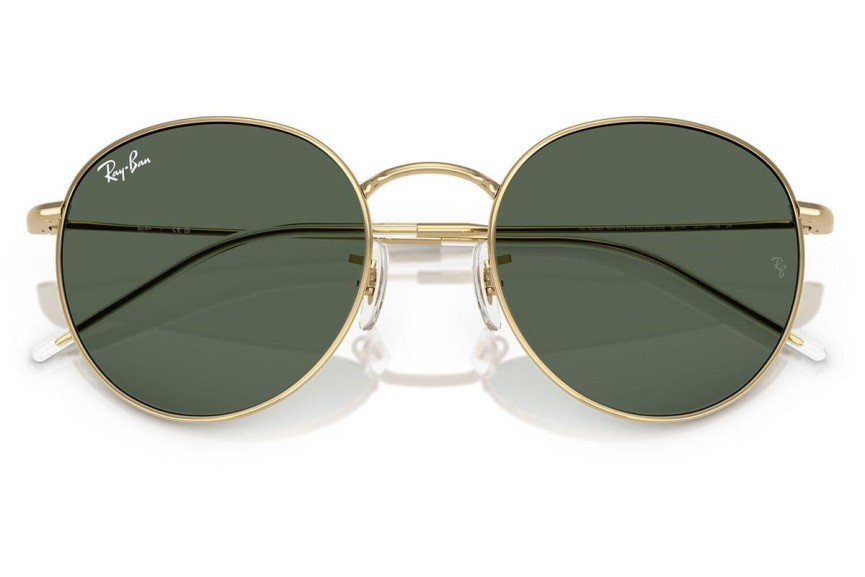 Okulary przeciwsłoneczne Ray-Ban RBR0103S 001/VR Okrągłe Złote