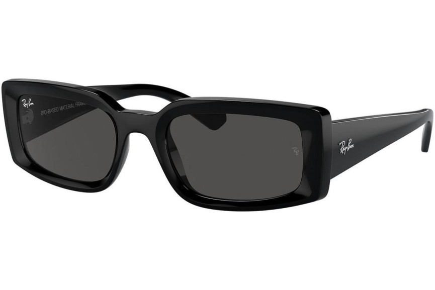 Okulary przeciwsłoneczne Ray-Ban Kiliane RB4395 667787 Prostokątne Czarne