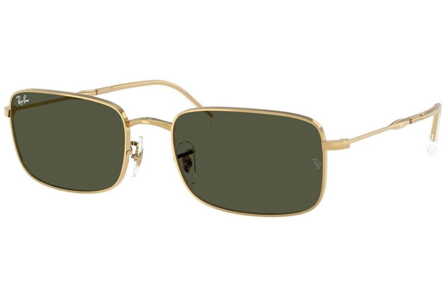 Okulary przeciwsłoneczne Ray-Ban RB3746 001/31 Prostokątne Złote