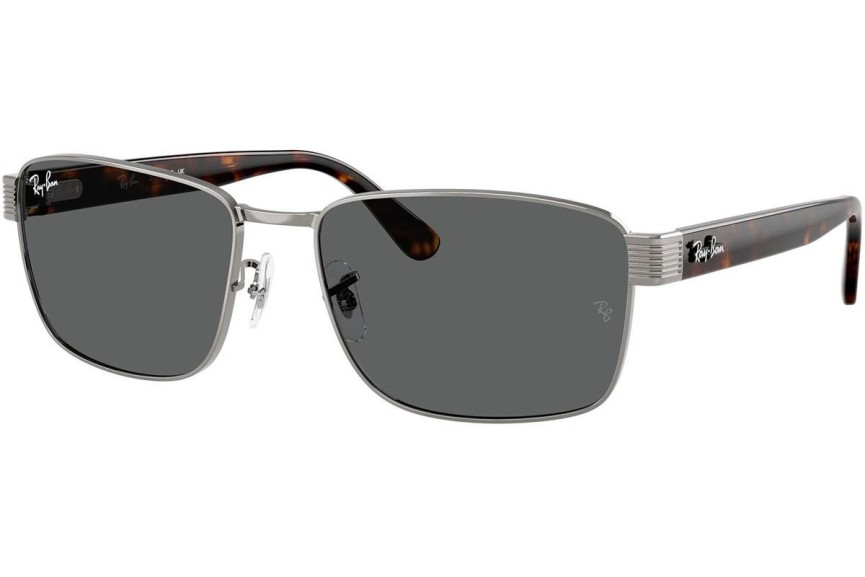 Okulary przeciwsłoneczne Ray-Ban RB3750 004/B1 Kwadratowe Szare