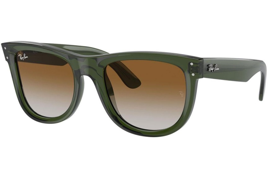 Okulary przeciwsłoneczne Ray-Ban Wayfarer Reverse RBR0502S 6775CB Kwadratowe Zielone