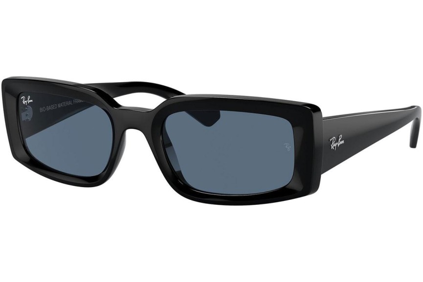 Okulary przeciwsłoneczne Ray-Ban Kiliane RB4395 667780 Prostokątne Czarne