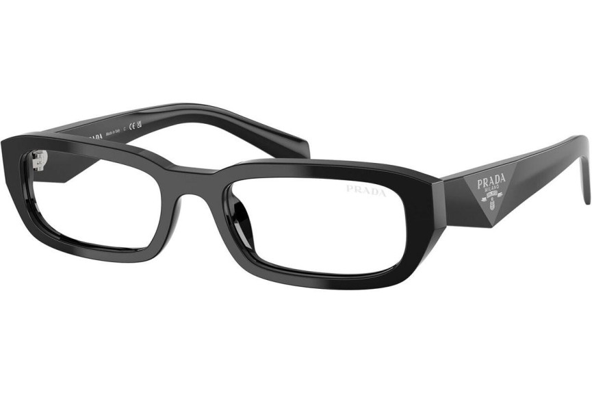 Okulary przeciwsłoneczne Prada PRB06S 16K08N Kwadratowe Czarne