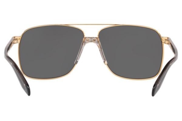 Okulary przeciwsłoneczne Versace VE2174 1002Z3 Polarized Kwadratowe Złote