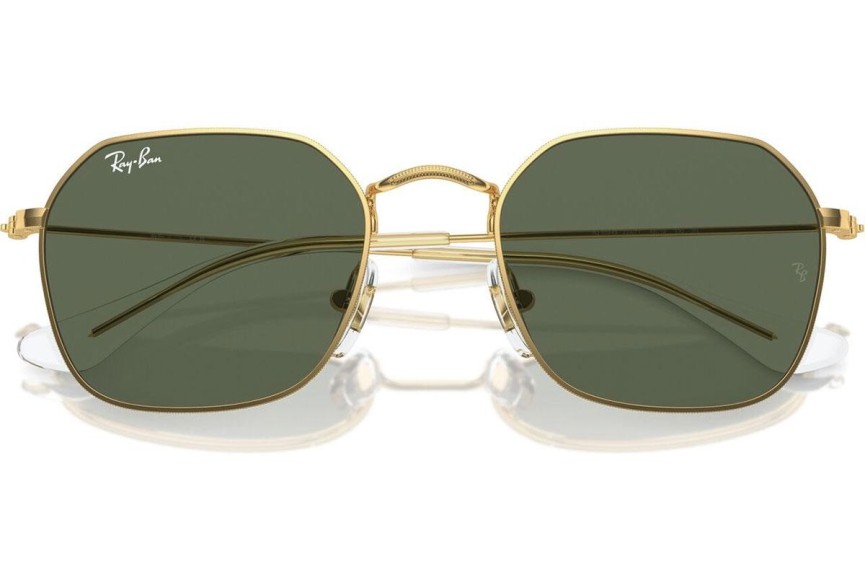 Okulary przeciwsłoneczne Ray-Ban Junior RJ9594S 223/71 Kwadratowe Złote