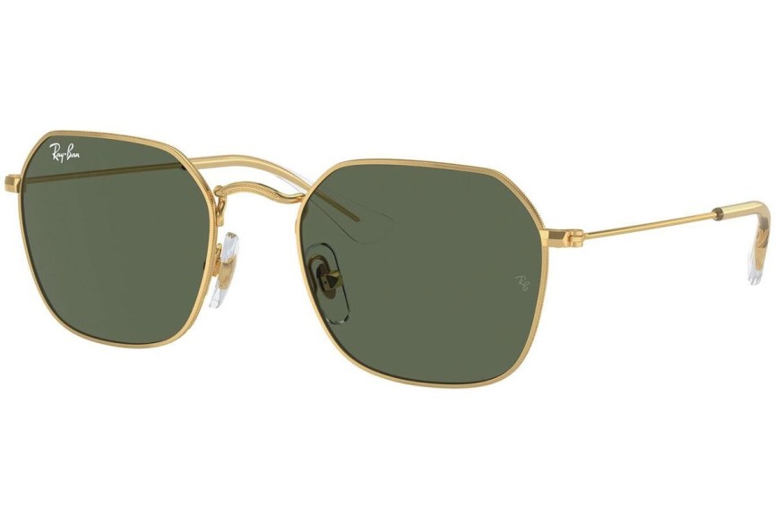 Okulary przeciwsłoneczne Ray-Ban Junior RJ9594S 223/71 Kwadratowe Złote