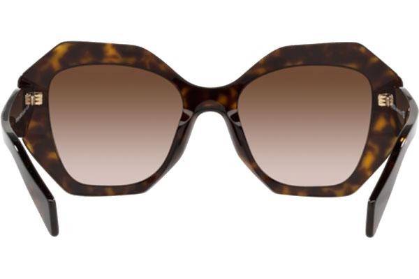 Okulary przeciwsłoneczne Prada PR16WS 2AU6S1 Nieregularny Havana