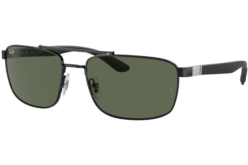 Okulary przeciwsłoneczne Ray-Ban RB3737 002/71 Prostokątne Czarne