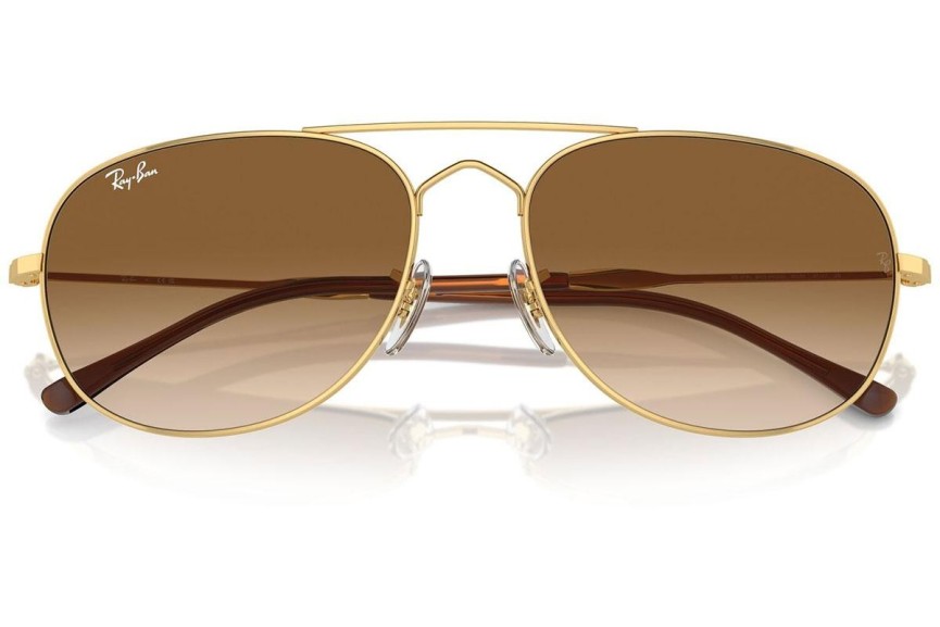 Okulary przeciwsłoneczne Ray-Ban RB3735 001/51 Pilotki (Aviator) Złote