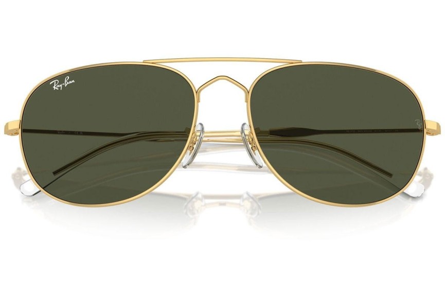 Okulary przeciwsłoneczne Ray-Ban RB3735 001/31 Pilotki (Aviator) Złote