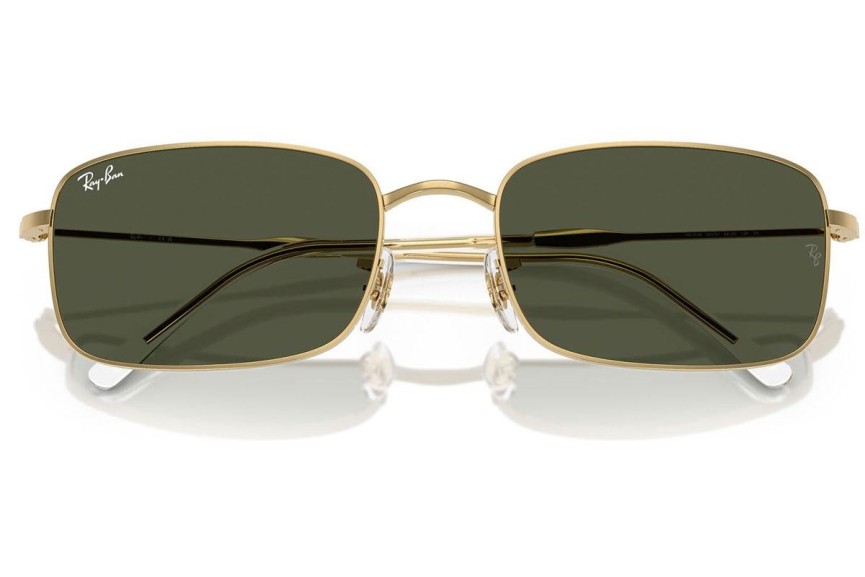 Okulary przeciwsłoneczne Ray-Ban RB3746 001/31 Prostokątne Złote