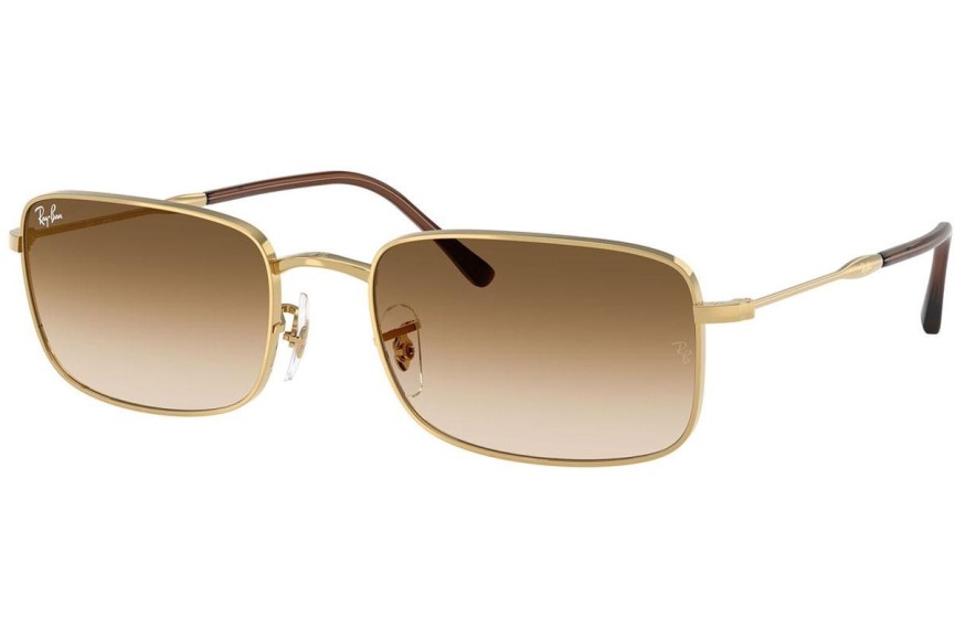 Okulary przeciwsłoneczne Ray-Ban RB3746 001/51 Prostokątne Złote