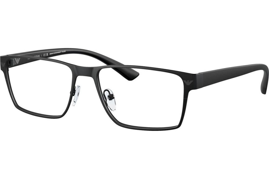 Okulary korekcyjne Emporio Armani EA1157 3001 Prostokątne Czarne