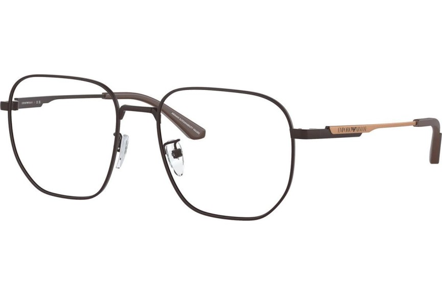 Okulary korekcyjne Emporio Armani EA1159D 3201 Kwadratowe Brązowe