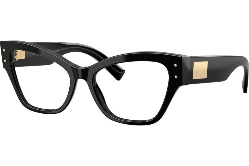 Okulary korekcyjne Dolce & Gabbana DG3404 501 Kwadratowe Czarne