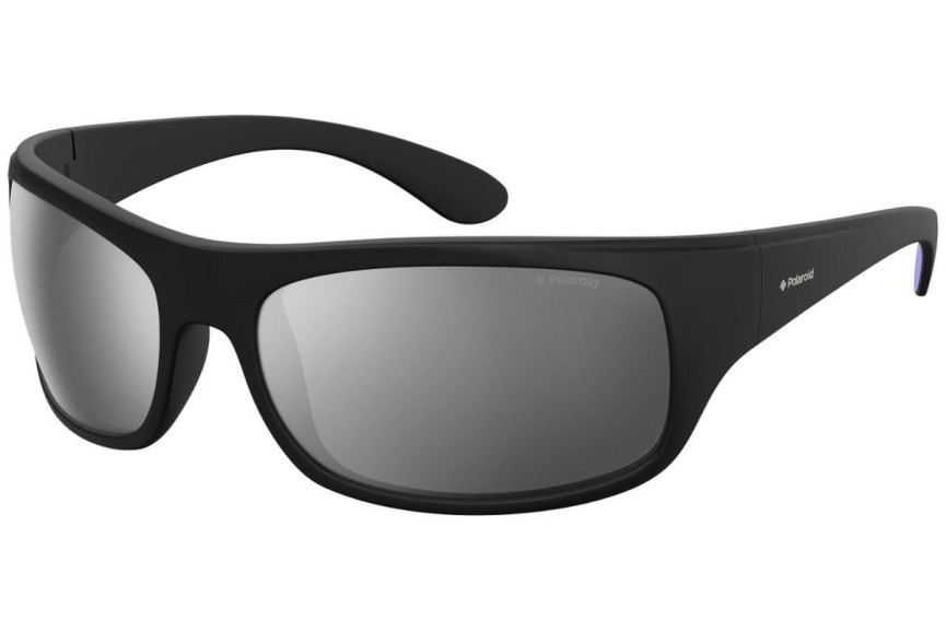 Okulary przeciwsłoneczne Polaroid Sport Active Collection 07886 003/EX Polarized Prostokątne Czarne