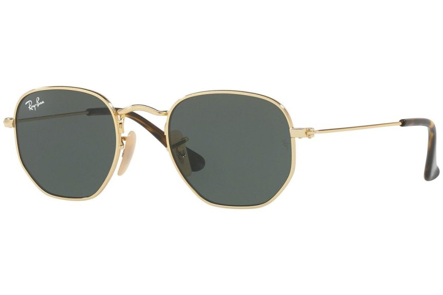 Okulary przeciwsłoneczne Ray-Ban Junior Hexagonal Junior RJ9541SN 223/71 Kwadratowe Złote