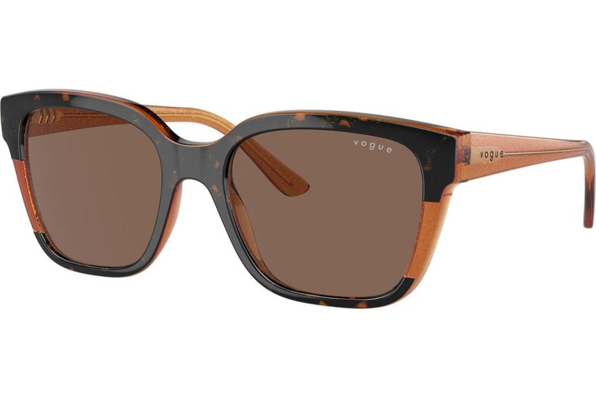 Okulary przeciwsłoneczne Vogue Eyewear VO5558S 313473 Kwadratowe Havana