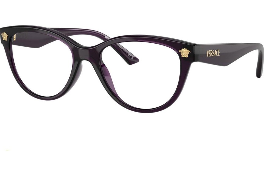 Okulary korekcyjne Versace VE3365U 5263 Kocie oczy Fioletowe