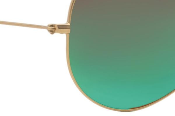 Okulary przeciwsłoneczne Ray-Ban Aviator Flash Lenses RB3025 112/19 Pilotki (Aviator) Złote