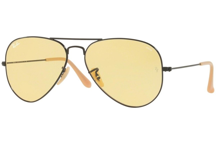 Okulary przeciwsłoneczne Ray-Ban Aviator Evolve RB3025 90664A Pilotki (Aviator) Czarne