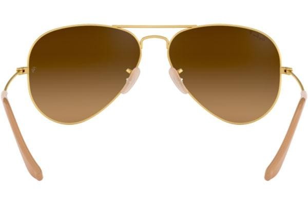 Okulary przeciwsłoneczne Ray-Ban Aviator RB3025 112/M2 Polarized Pilotki (Aviator) Złote