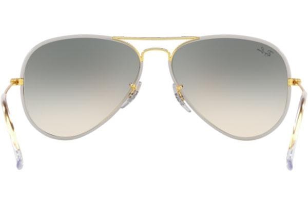 Okulary przeciwsłoneczne Ray-Ban Aviator Full Color RB3025JM 919632 Pilotki (Aviator) Złote