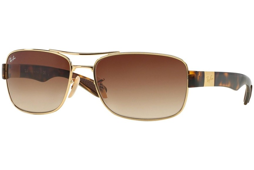 Okulary przeciwsłoneczne Ray-Ban RB3522 001/13 Pilotki (Aviator) Złote