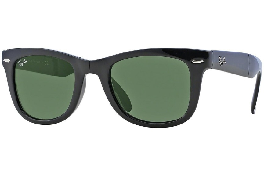 Okulary przeciwsłoneczne Ray-Ban Folding Wayfarer Classic RB4105 601 Kwadratowe Czarne