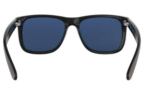 Okulary przeciwsłoneczne Ray-Ban Justin RB4165 647080 Kwadratowe Brązowe