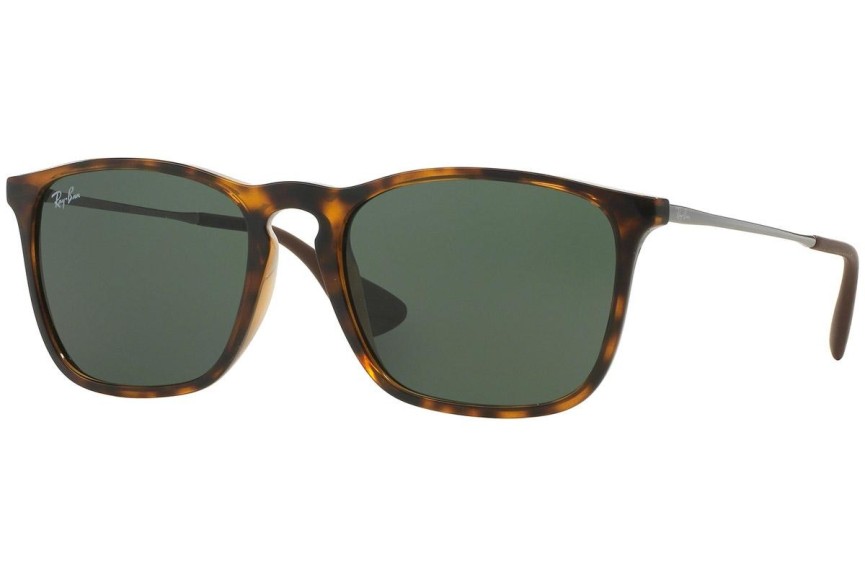 Okulary przeciwsłoneczne Ray-Ban Chris RB4187 710/71 Kwadratowe Havana