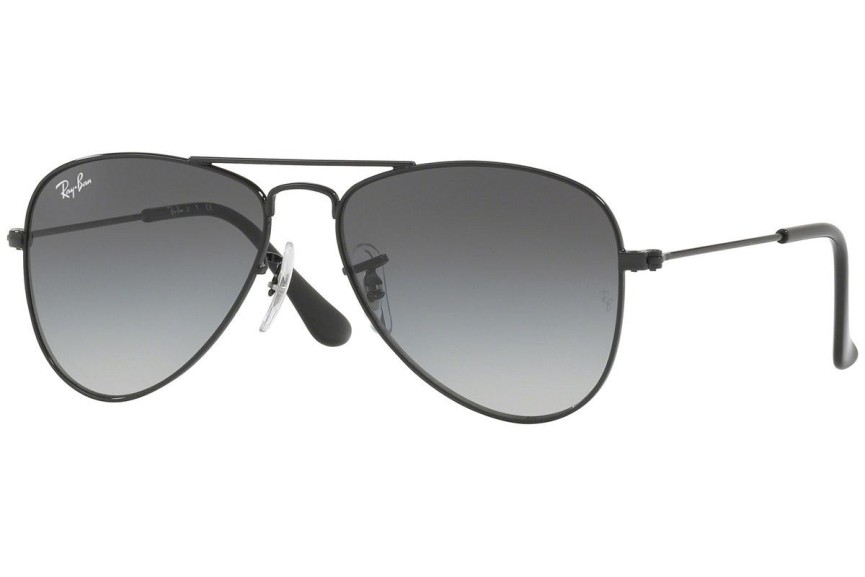 Okulary przeciwsłoneczne Ray-Ban Junior Aviator Junior RJ9506S 220/11 Pilotki (Aviator) Czarne