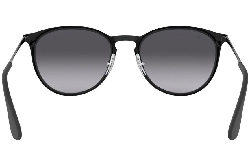 Okulary przeciwsłoneczne Ray-Ban Erika Metal RB3539 002/8G Okrągłe Czarne