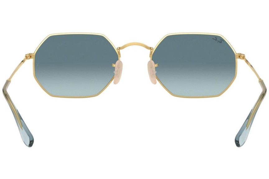 Okulary przeciwsłoneczne Ray-Ban Octagonal Classic RB3556N 91233M Owalne Złote