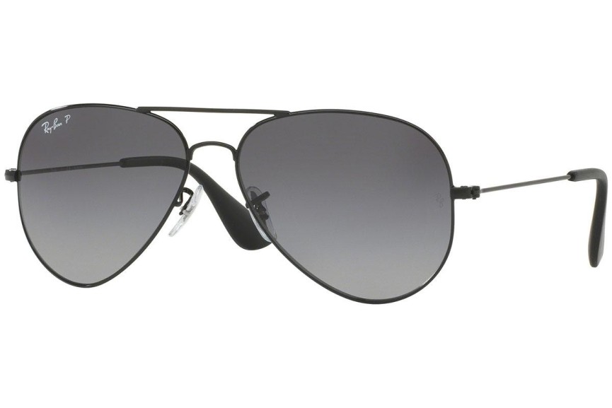 Okulary przeciwsłoneczne Ray-Ban RB3558 002/T3 Polarized Pilotki (Aviator) Czarne