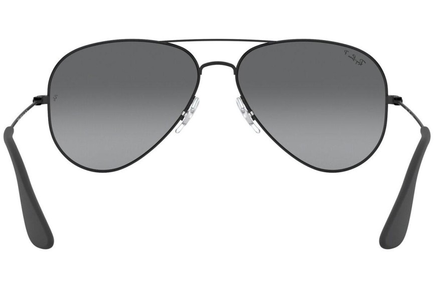 Okulary przeciwsłoneczne Ray-Ban RB3558 002/T3 Polarized Pilotki (Aviator) Czarne